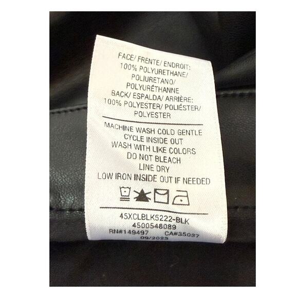 Joe's Jeans‎ Women's Black Faux Leather Mid-Rise Bootcut Pants Size 6 (28) NWOT - Picture 7 of 7